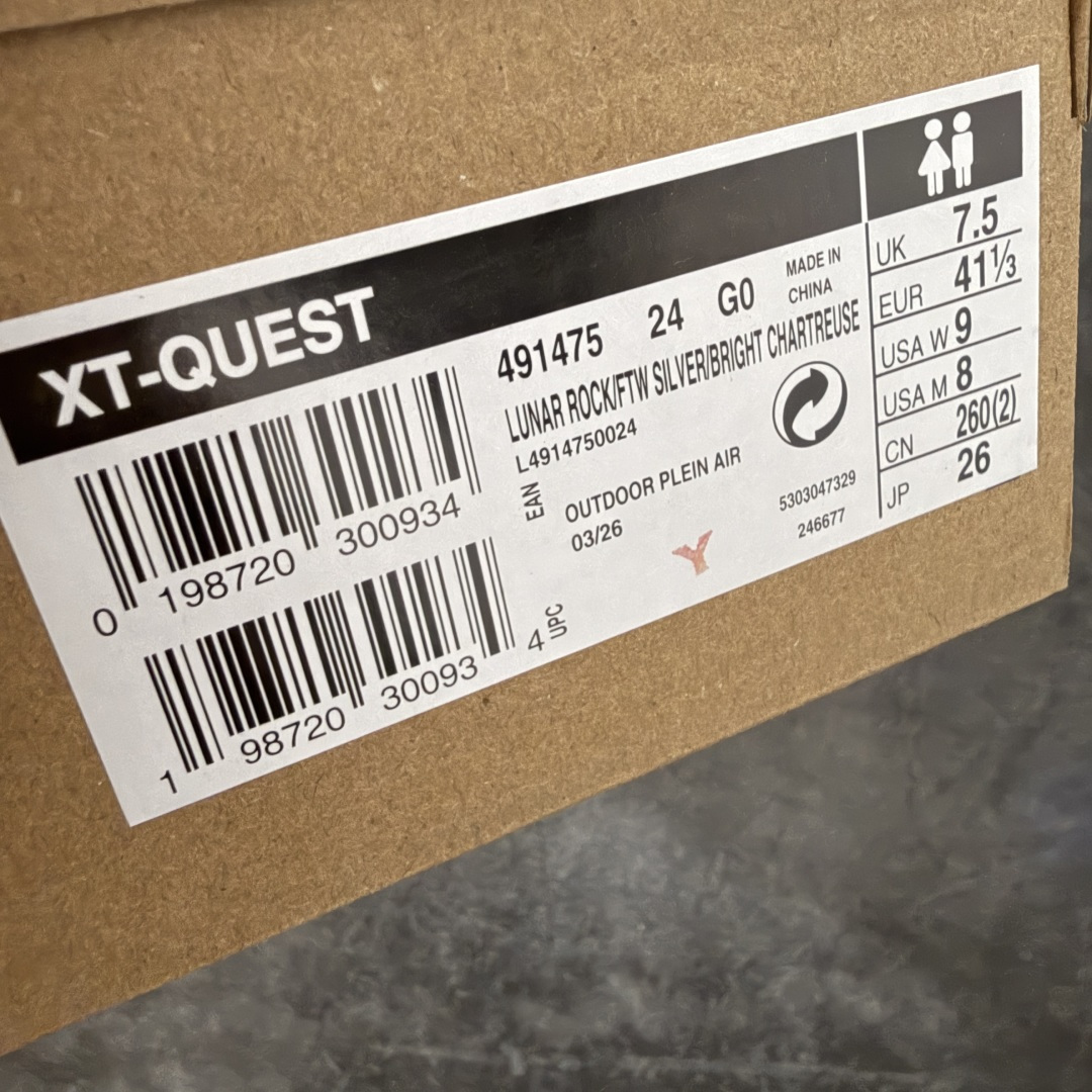 Salomon XT-QUEST ADV 萨洛蒙情侣款户外机能鞋  全新工厂出品 升级品质 全鞋改进为原厂一致材料打造 