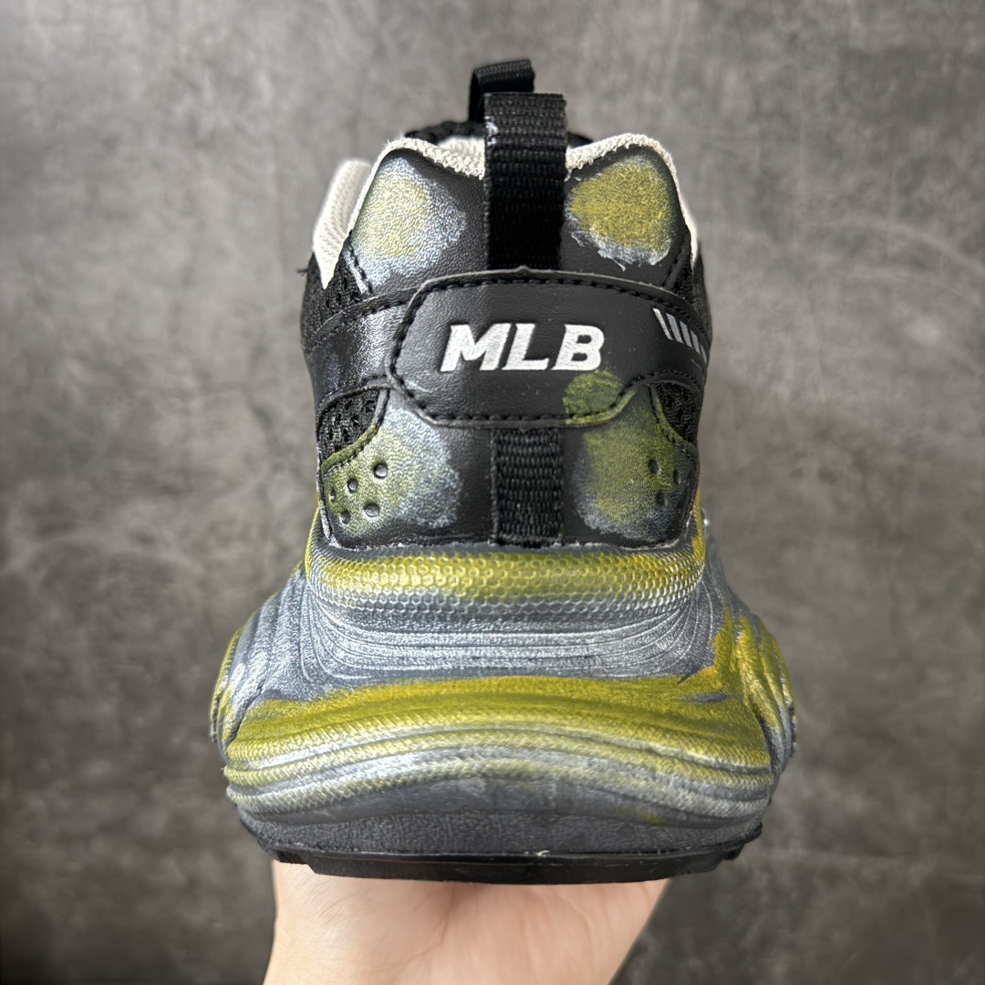 MLB NY 印花网红学长鞋老爹鞋手工手绘涂鸦恶作剧 此款为人工手绘定制图案 原版基于MLB修改款 加以创意定制 完美品