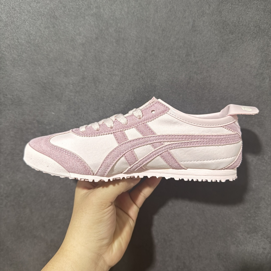 Onitsuka Tiger Mexico 66 鬼冢虎 全粉 复古休闲板鞋 男女同款 货号：1183C769‑700 