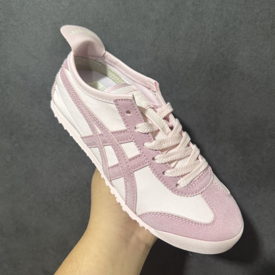 Onitsuka Tiger Mexico 66 鬼冢虎 全粉 复古休闲板鞋 男女同款 货号：1183C769‑700 
