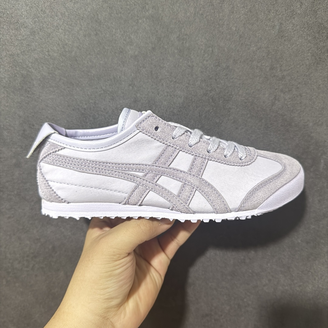 Onitsuka Tiger Mexico 66 鬼冢虎 全粉 复古休闲板鞋 男女同款 货号：1183C769‑500 