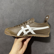 Onitsuka Tiger Mexico 66 鬼冢虎 棕白 复古休闲板鞋 男女同款 经典虎爪标识,轻薄鞋身,上脚百搭 Onitsuka Tiger Mexico 66 鬼冢虎 棕白 复古休闲板鞋 男女同款 经典虎爪标识,轻薄鞋身,上脚百搭