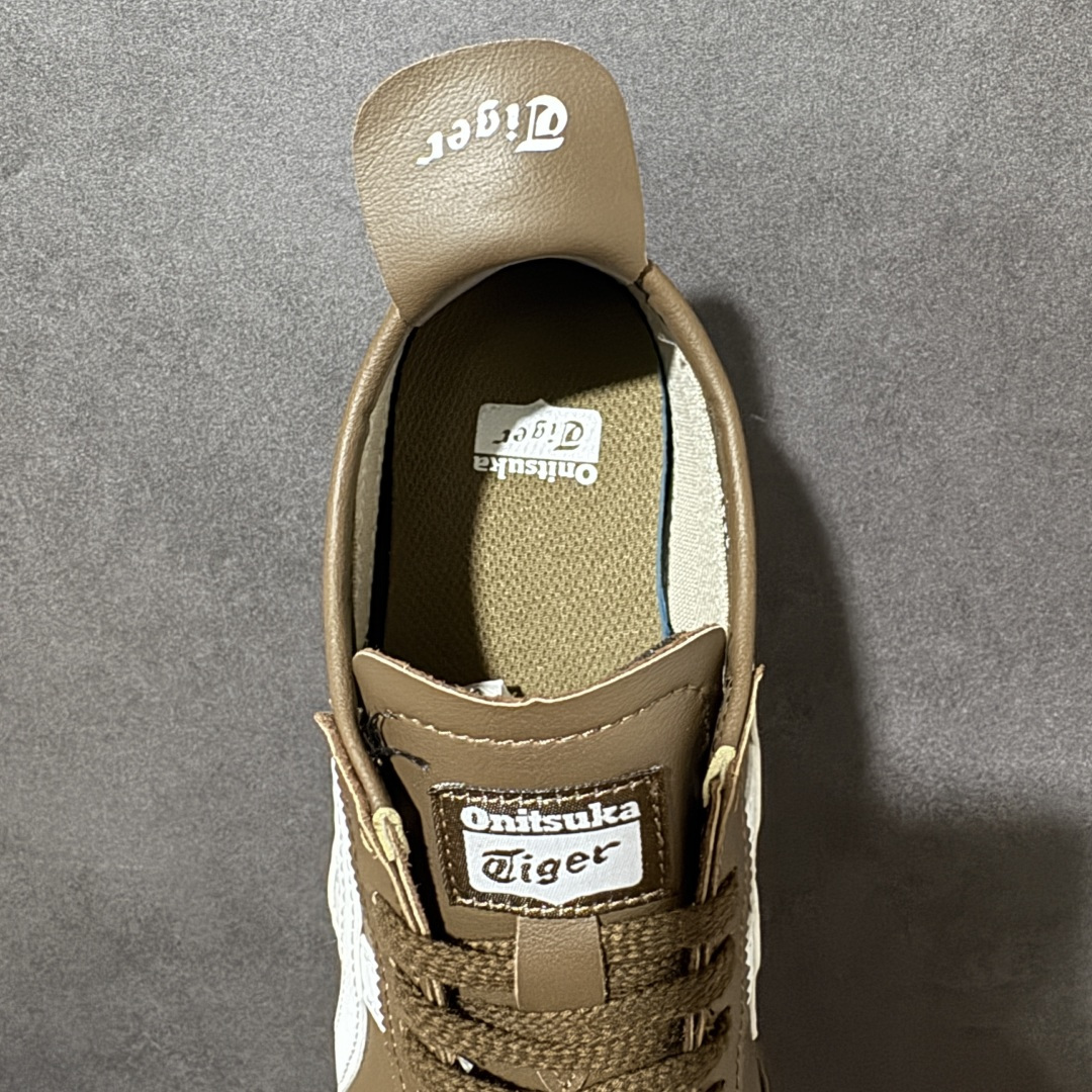Onitsuka Tiger Mexico 66 鬼冢虎 棕白 复古休闲板鞋 男女同款 经典虎爪标识,轻薄鞋身,上脚百搭 Onitsuka Tiger Mexico 66 鬼冢虎 棕白 复古休闲板鞋 男女同款 经典虎爪标识,轻薄鞋身,上脚百搭