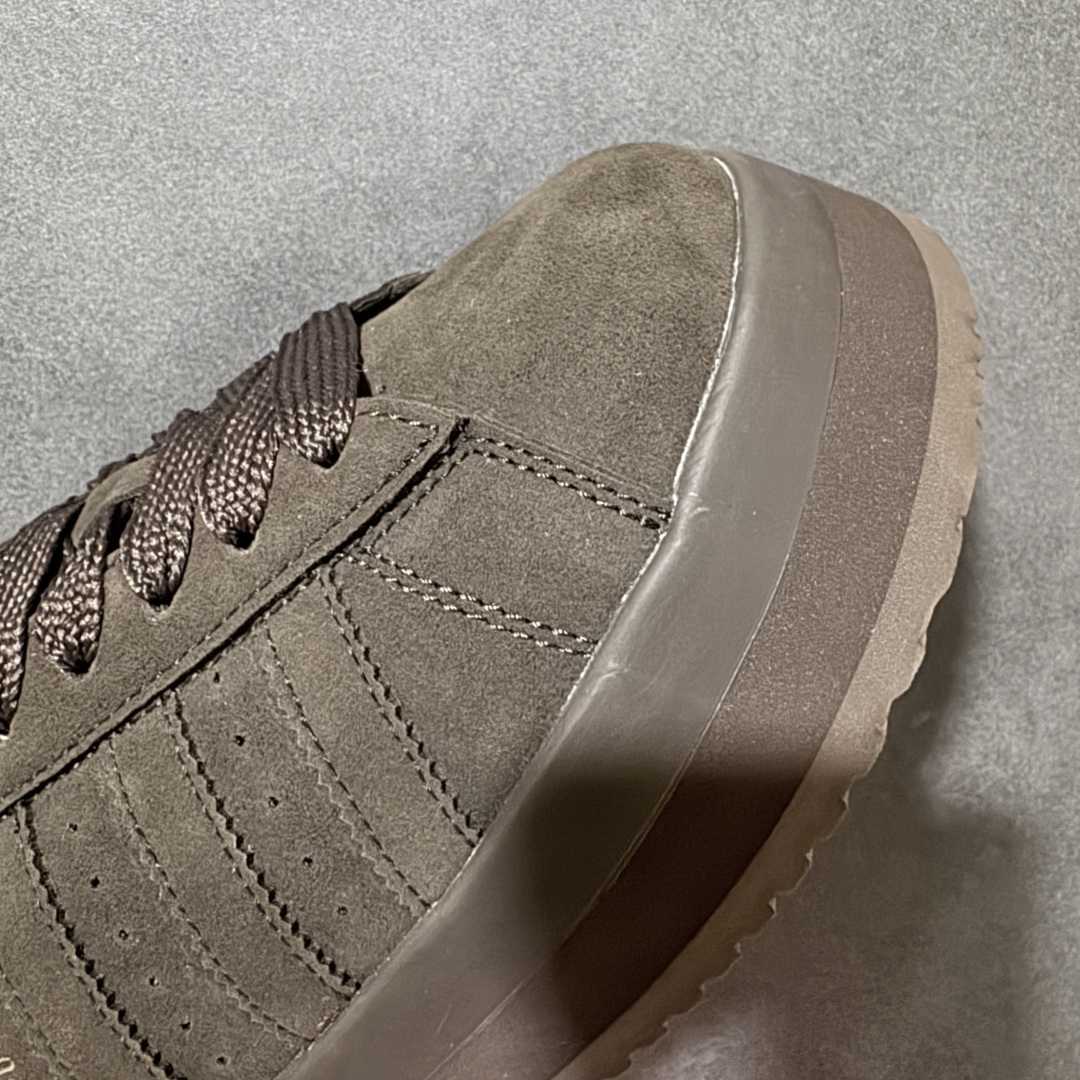 Adidas CAMPUS 00s WTR LO W 阿迪系列面包风经典复古低帮百搭休闲半拖 货号：JR3238加绒 尺
