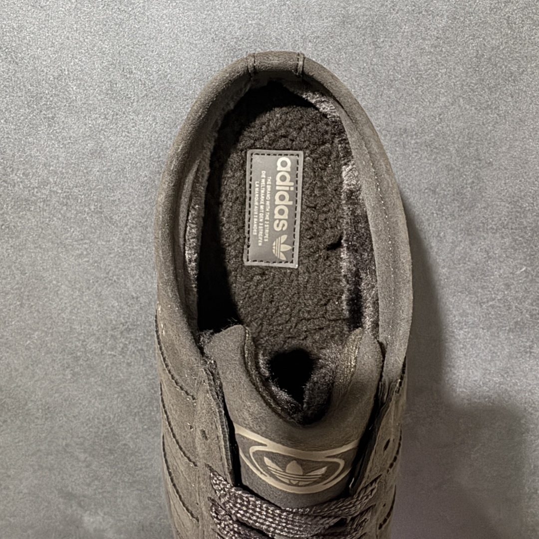Adidas CAMPUS 00s WTR LO W 阿迪系列面包风经典复古低帮百搭休闲半拖 货号：JR3238加绒 尺