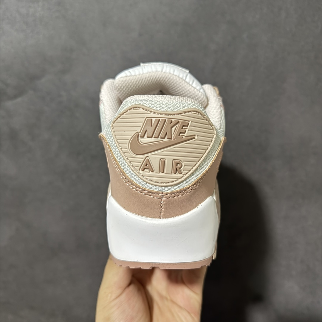 Nike Air Max 90 蓝白 男女同款 经典复古气垫跑鞋，网面拼接鞋面，后跟可视气垫，脚感舒适，日常穿搭百搭 货