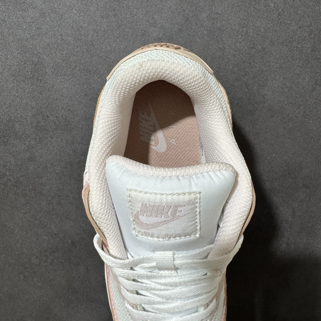 Nike Air Max 90 蓝白 男女同款 经典复古气垫跑鞋，网面拼接鞋面，后跟可视气垫，脚感舒适，日常穿搭百搭 货