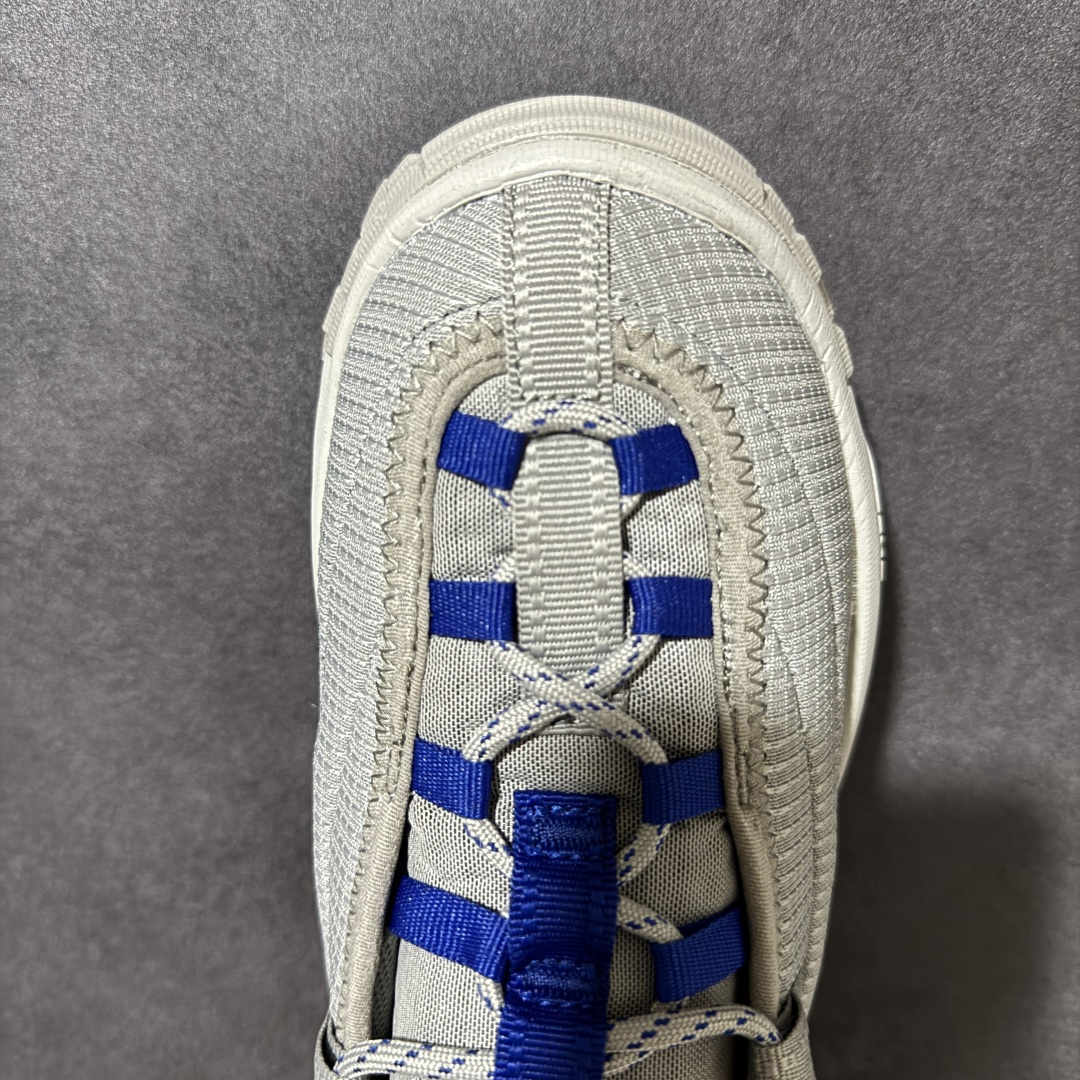The North Face Never Stop Lace 灰白蓝色 户外休闲鞋 透气织物鞋面，结构稳固 中底具备良好