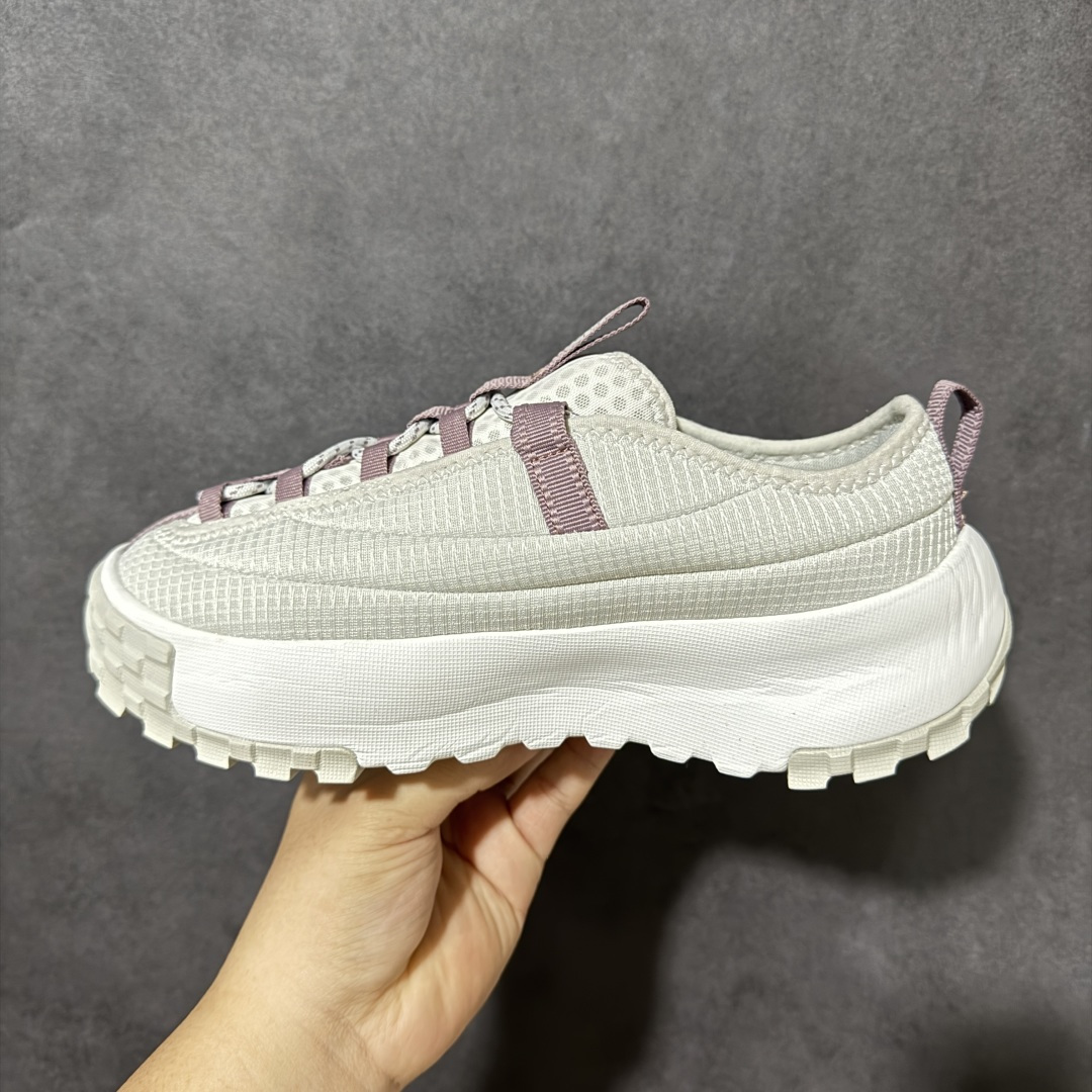The North Face Never Stop Lace 灰白紫色 户外休闲鞋 透气织物鞋面，结构稳固 中底具备良好