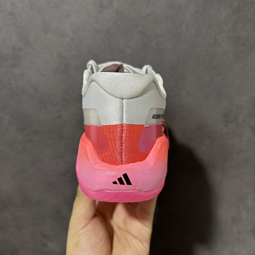 Adidas Adizero Dropset Pro Traine 深灰浅灰橙 专业训练鞋 稳固支撑鞋面 适合力量训练 