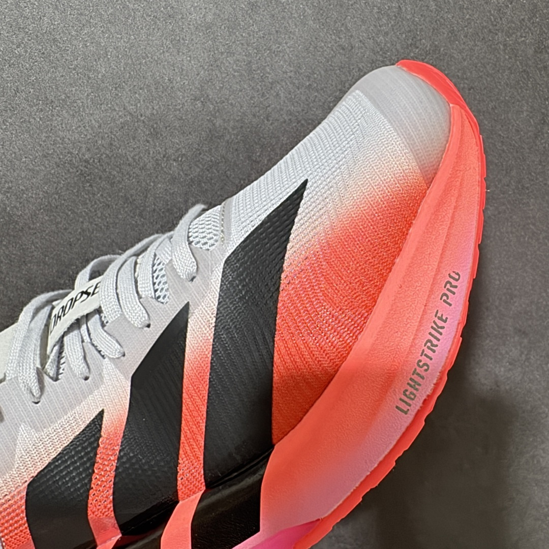 Adidas Adizero Dropset Pro Traine 深灰浅灰橙 专业训练鞋 稳固支撑鞋面 适合力量训练 