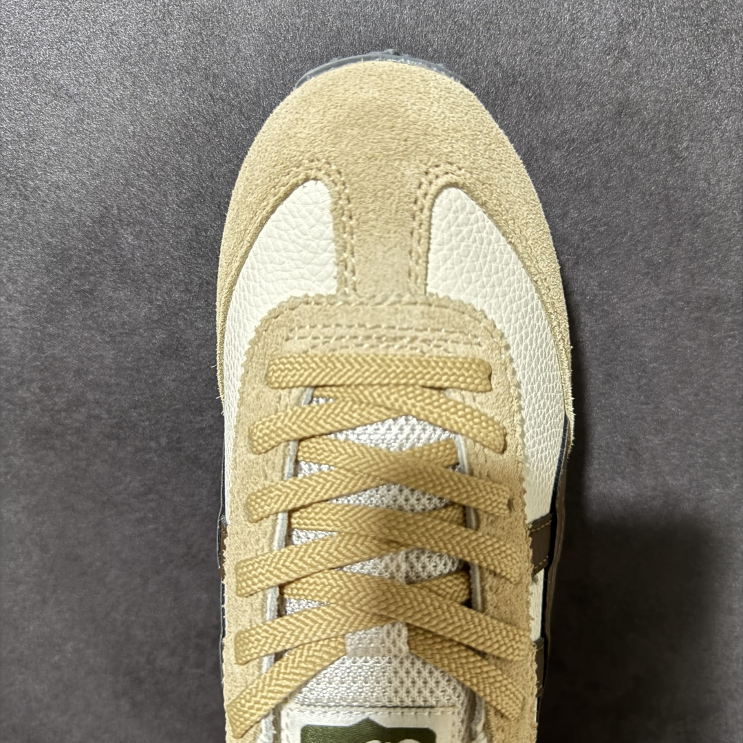 Onitsuka Tiger Edr 78 米白黏土棕 复古休闲跑鞋 网布拼接鞋面 轻盈舒适 货号：1183B411-1