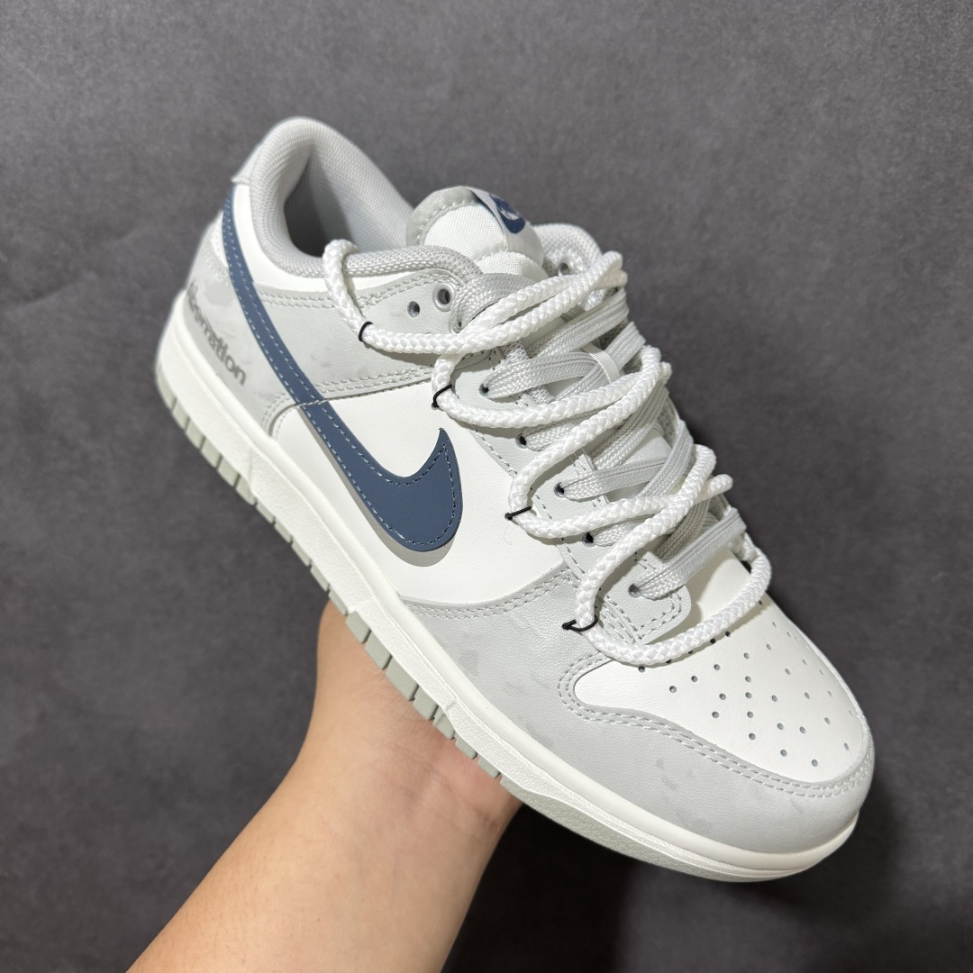 Nike Dunk Low Retro 白浅烟灰 复古低帮板鞋 皮革鞋面 经典版型 日常通勤穿搭 货号：GB0716 1