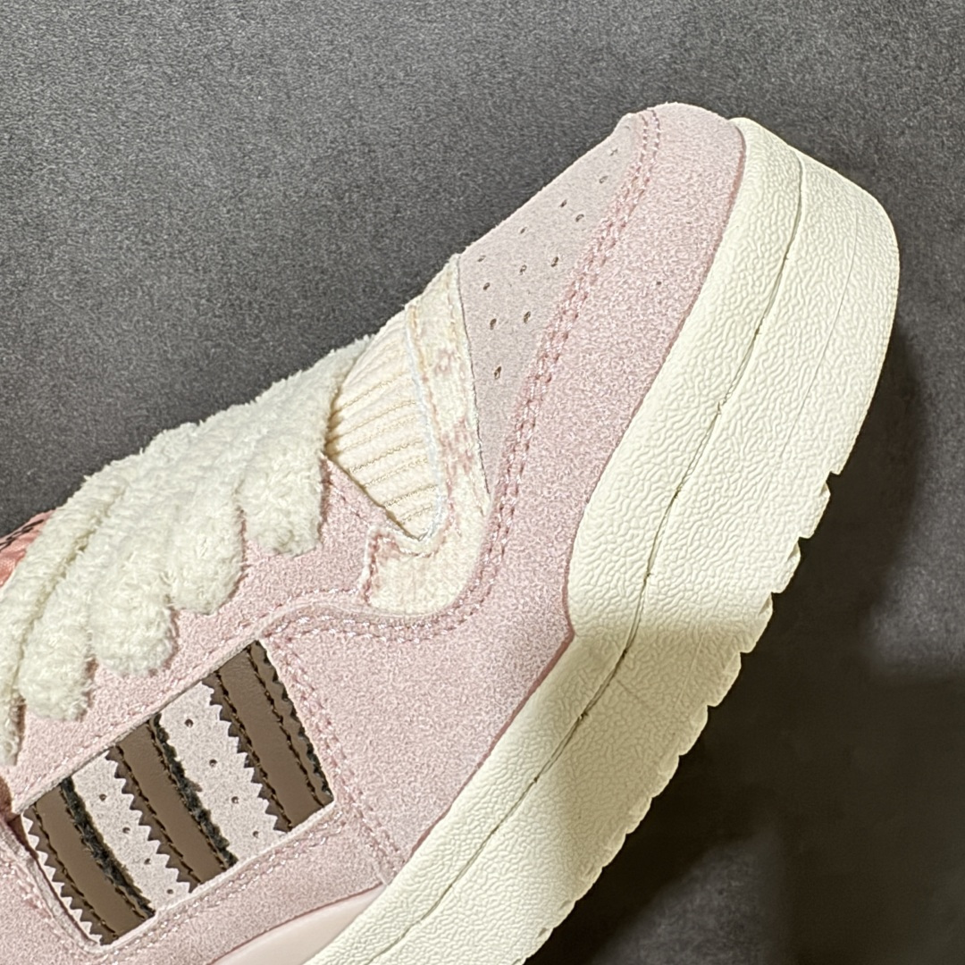 Adidas Forum Low Cl W 复古低帮板鞋 皮革拼接鞋面 做旧中底 日常休闲百搭 货号：KJ4300 尺码