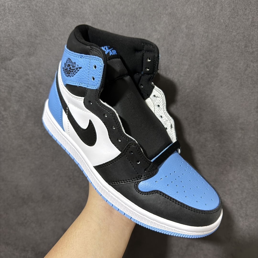 AJ1 经典高帮系列 原厂皮革 舒适运动 防滑减震 高帮 黑脚趾 行业天花板 Top级存在，完美版型，20000+双库存