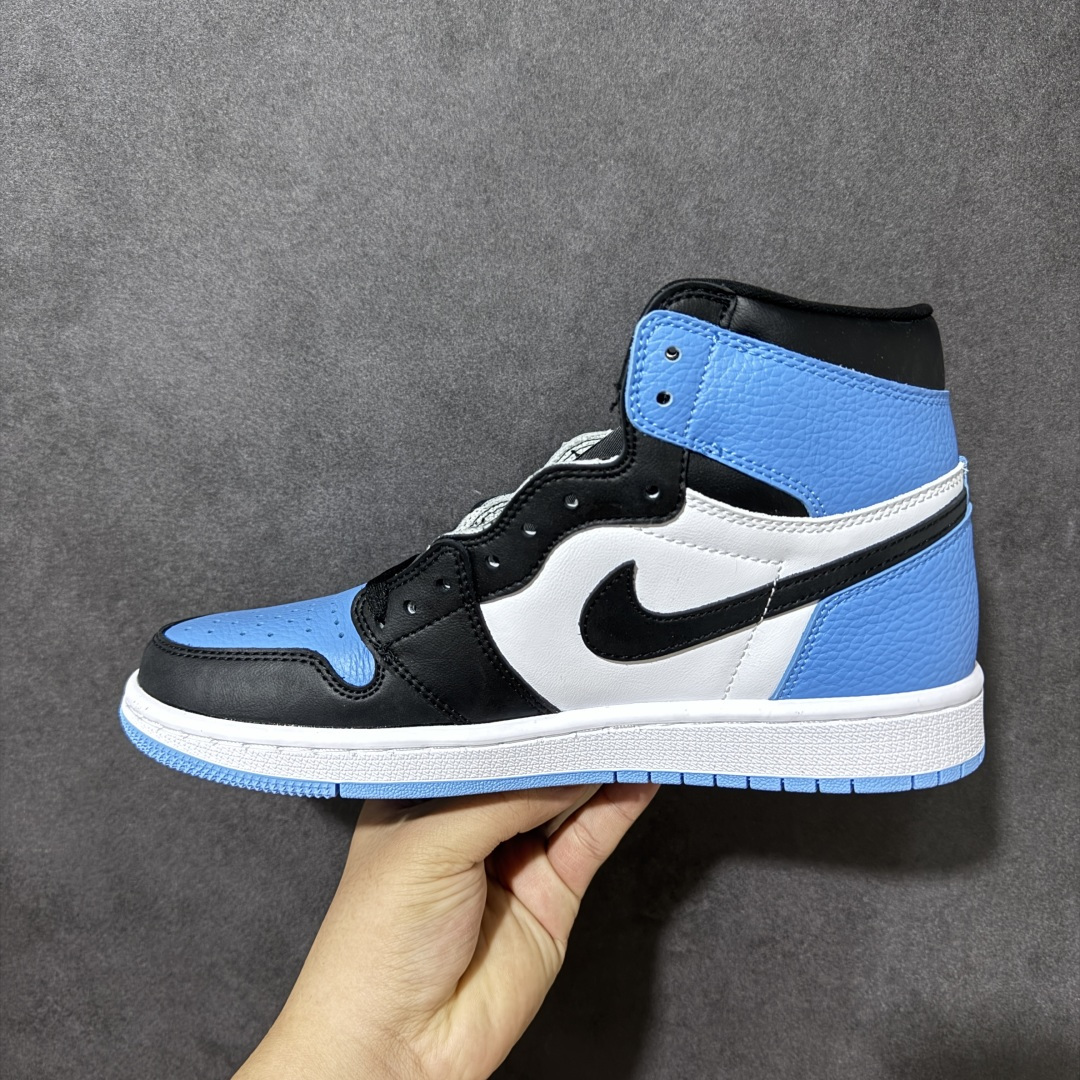 AJ1 经典高帮系列 原厂皮革 舒适运动 防滑减震 高帮 黑脚趾 行业天花板 Top级存在，完美版型，20000+双库存