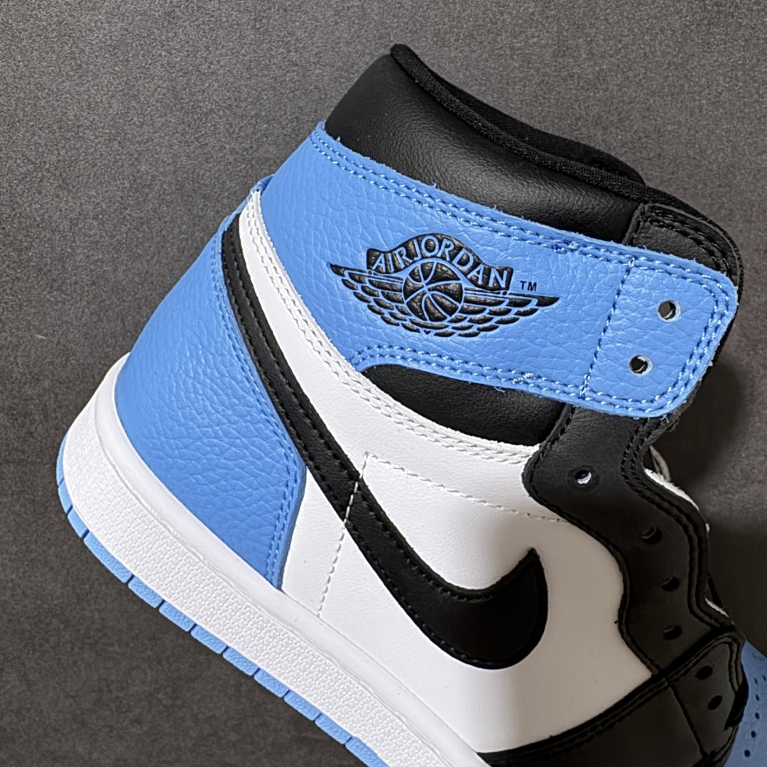 AJ1 经典高帮系列 原厂皮革 舒适运动 防滑减震 高帮 黑脚趾 行业天花板 Top级存在，完美版型，20000+双库存