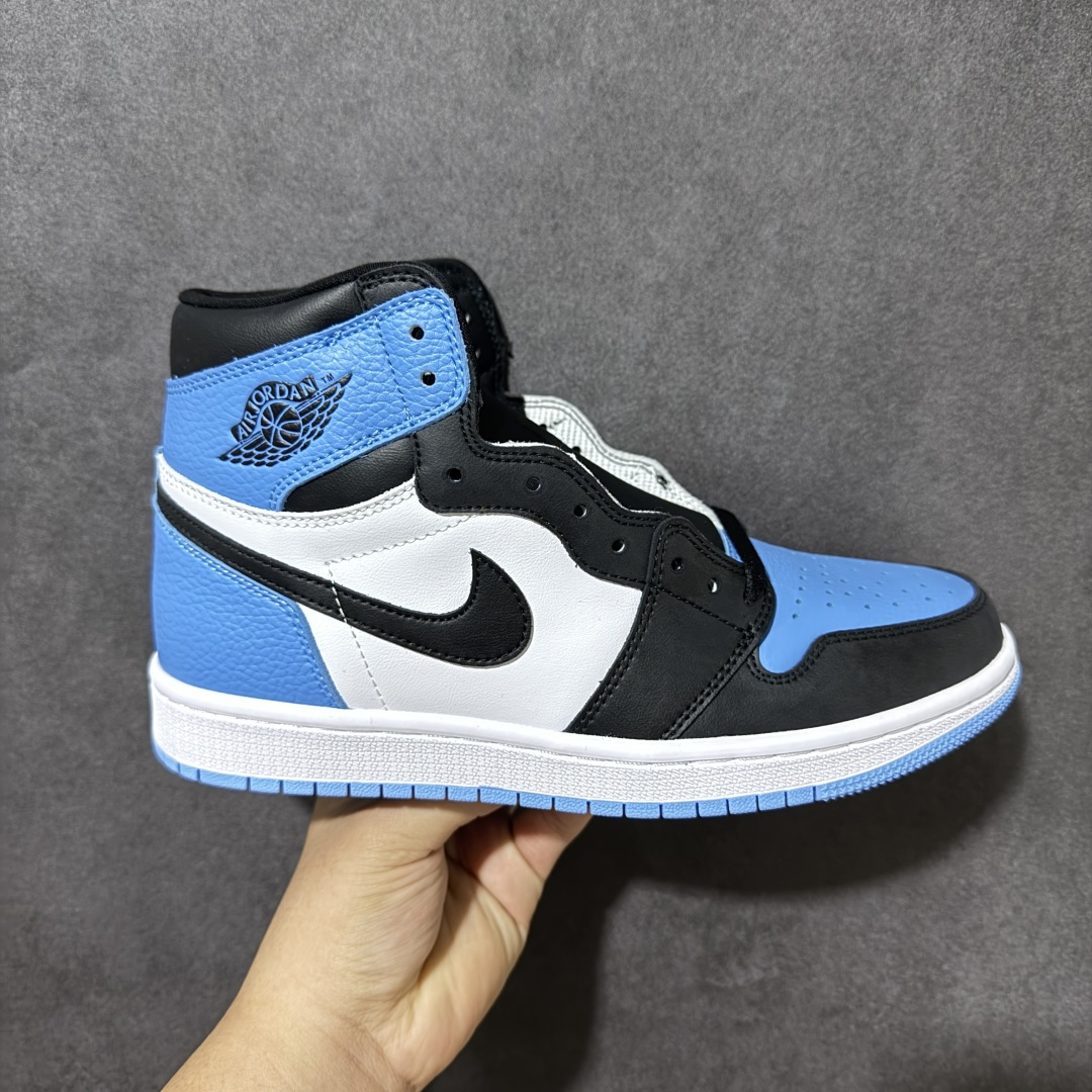 AJ1 经典高帮系列 原厂皮革 舒适运动 防滑减震 高帮 黑脚趾 行业天花板 Top级存在，完美版型，20000+双库存