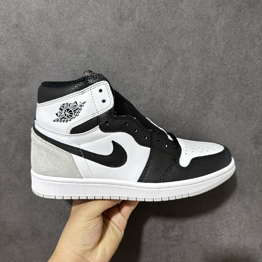 AJ1 经典高帮系列 原厂皮革 舒适运动 防滑减震 高帮 黑脚趾 行业天花板 Top级存在，完美版型，20000+双库存