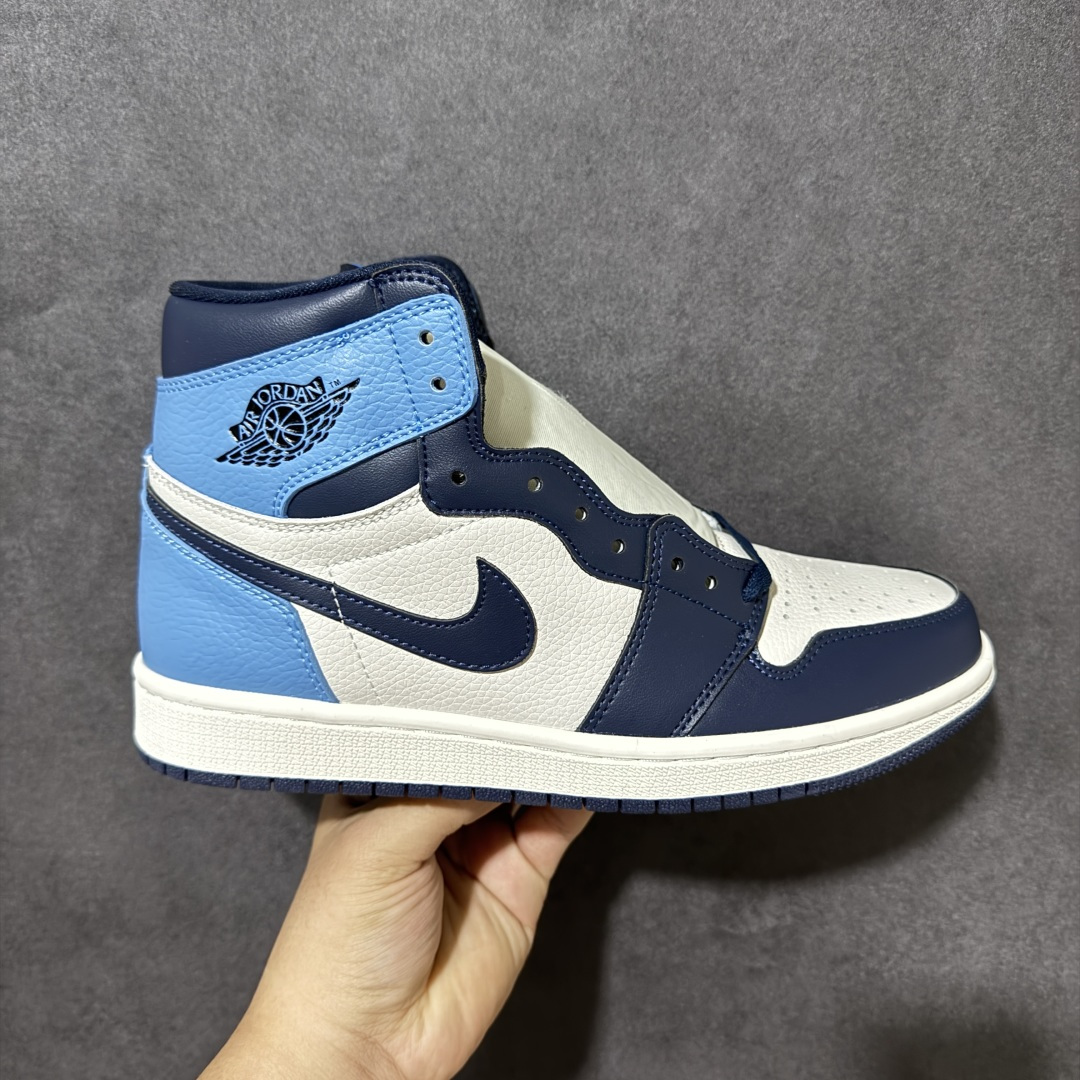 AJ1 经典高帮系列 原厂皮革 舒适运动 防滑减震 高帮 黑脚趾 行业天花板 Top级存在，完美版型，20000+双库存