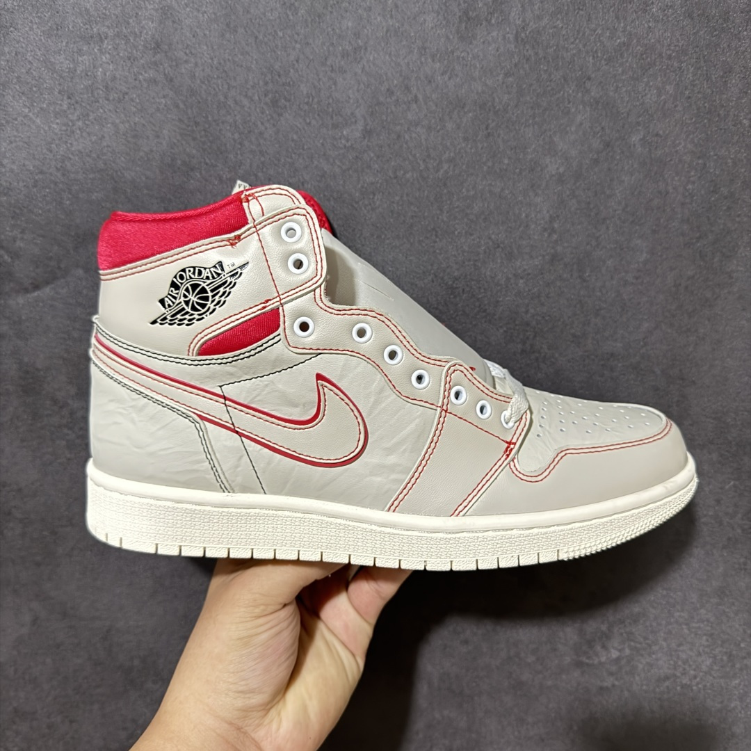 AJ1 经典高帮系列 原厂皮革 舒适运动 防滑减震 高帮 黑脚趾 行业天花板 Top级存在，完美版型，20000+双库存