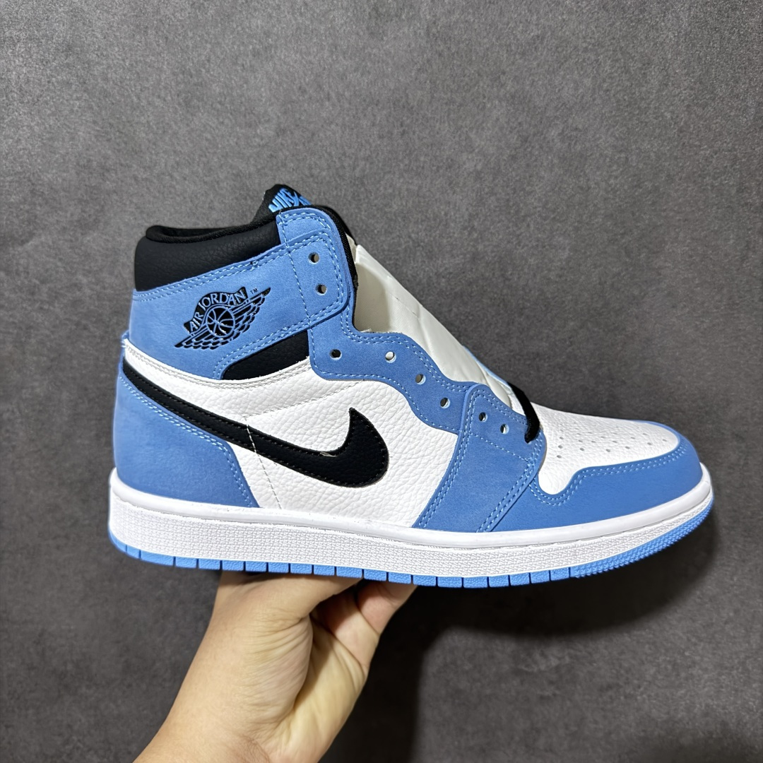 AJ1 经典高帮系列 原厂皮革 舒适运动 防滑减震 高帮 黑脚趾 行业天花板 Top级存在，完美版型，20000+双库存