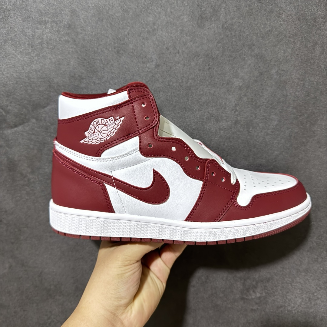 AJ1 经典高帮系列 原厂皮革 舒适运动 防滑减震 高帮 黑脚趾 行业天花板 Top级存在，完美版型，20000+双库存