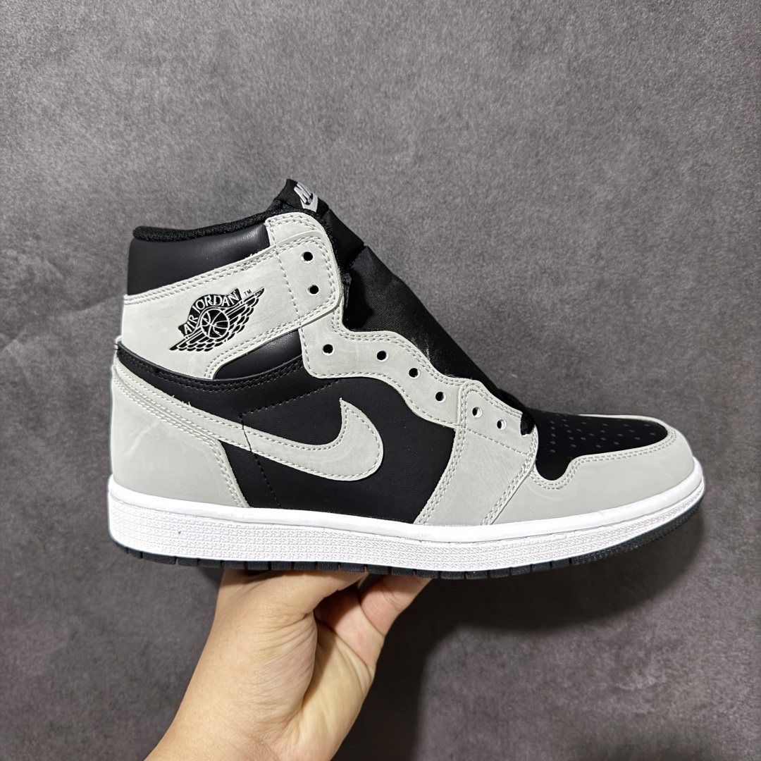 AJ1 经典高帮系列 原厂皮革 舒适运动 防滑减震 高帮 黑脚趾 行业天花板 Top级存在，完美版型，20000+双库存
