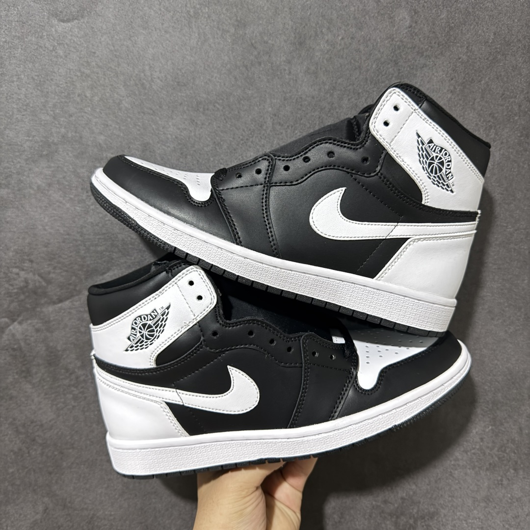 AJ1 经典高帮系列 原厂皮革 舒适运动 防滑减震 高帮 黑脚趾 行业天花板 Top级存在，完美版型，20000+双库存
