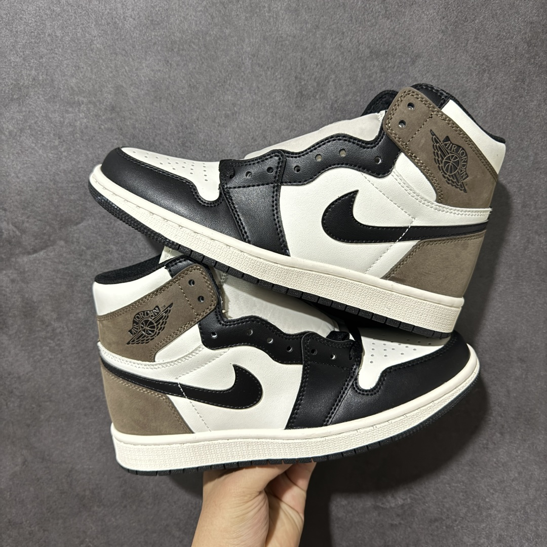 AJ1 经典高帮系列 原厂皮革 舒适运动 防滑减震 高帮 黑脚趾 行业天花板 Top级存在，完美版型，20000+双库存