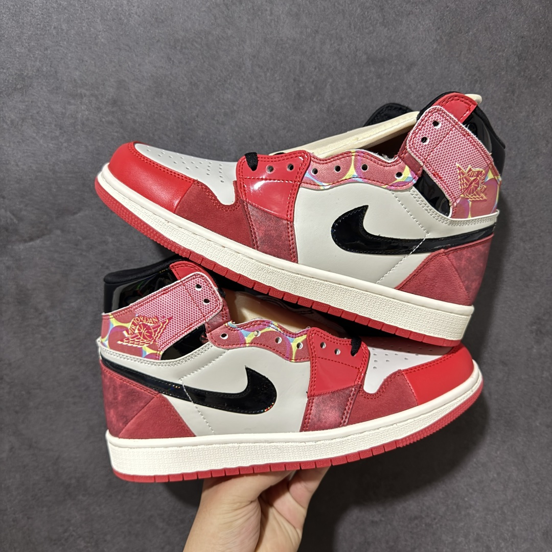 AJ1 经典高帮系列 原厂皮革 舒适运动 防滑减震 高帮 黑脚趾 行业天花板 Top级存在，完美版型，20000+双库存