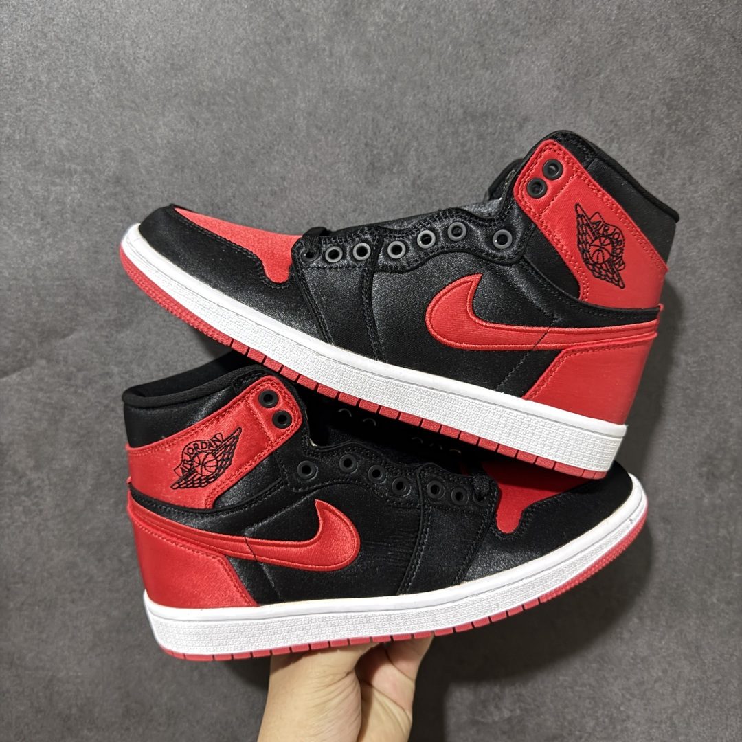 AJ1 经典高帮系列 原厂皮革 舒适运动 防滑减震 高帮 黑脚趾 行业天花板 Top级存在，完美版型，20000+双库存
