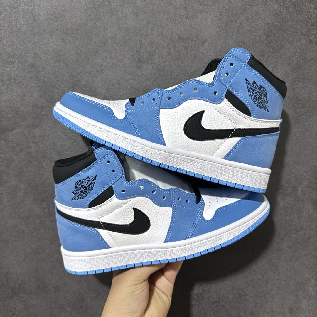 AJ1 经典高帮系列 原厂皮革 舒适运动 防滑减震 高帮 黑脚趾 行业天花板 Top级存在，完美版型，20000+双库存