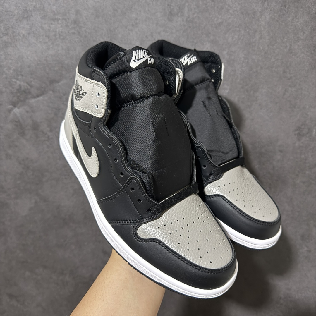 AJ1 经典高帮系列 原厂皮革 舒适运动 防滑减震 高帮 黑脚趾 行业天花板 Top级存在，完美版型，20000+双库存