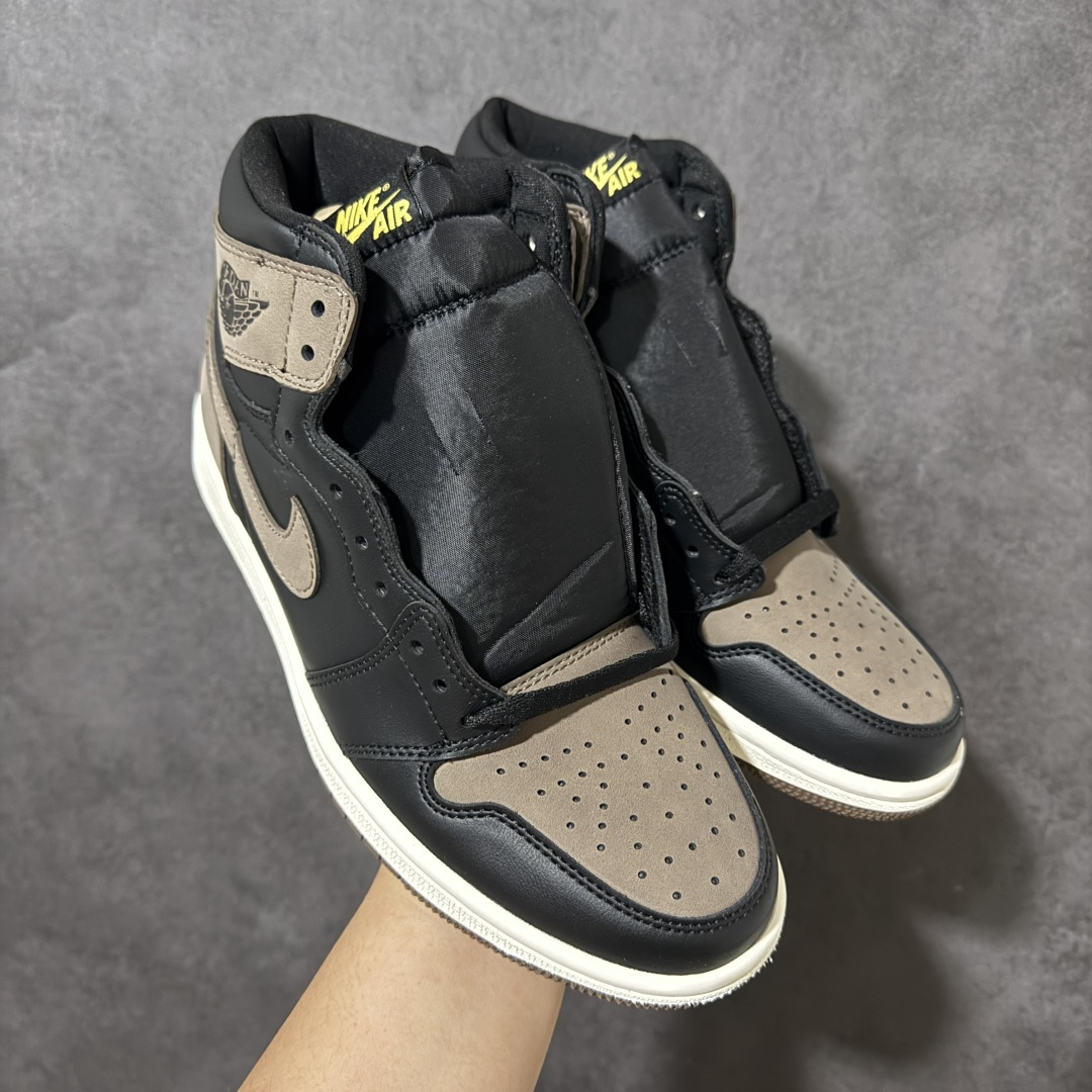 AJ1 经典高帮系列 原厂皮革 舒适运动 防滑减震 高帮 黑脚趾 行业天花板 Top级存在，完美版型，20000+双库存