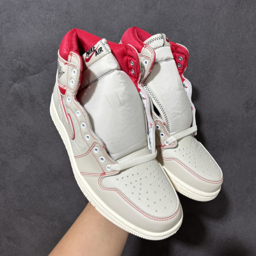 AJ1 经典高帮系列 原厂皮革 舒适运动 防滑减震 高帮 黑脚趾 行业天花板 Top级存在，完美版型，20000+双库存