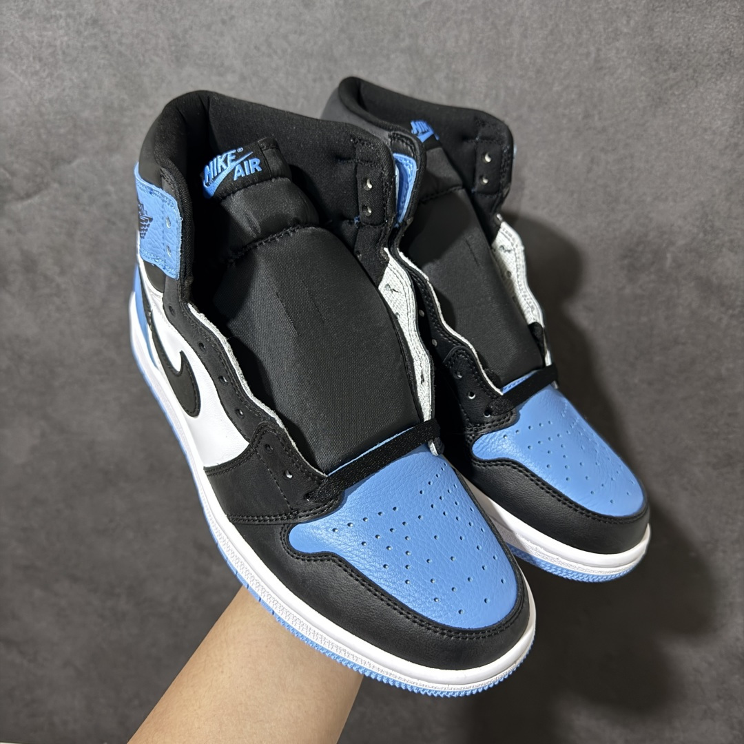 AJ1 经典高帮系列 原厂皮革 舒适运动 防滑减震 高帮 黑脚趾 行业天花板 Top级存在，完美版型，20000+双库存