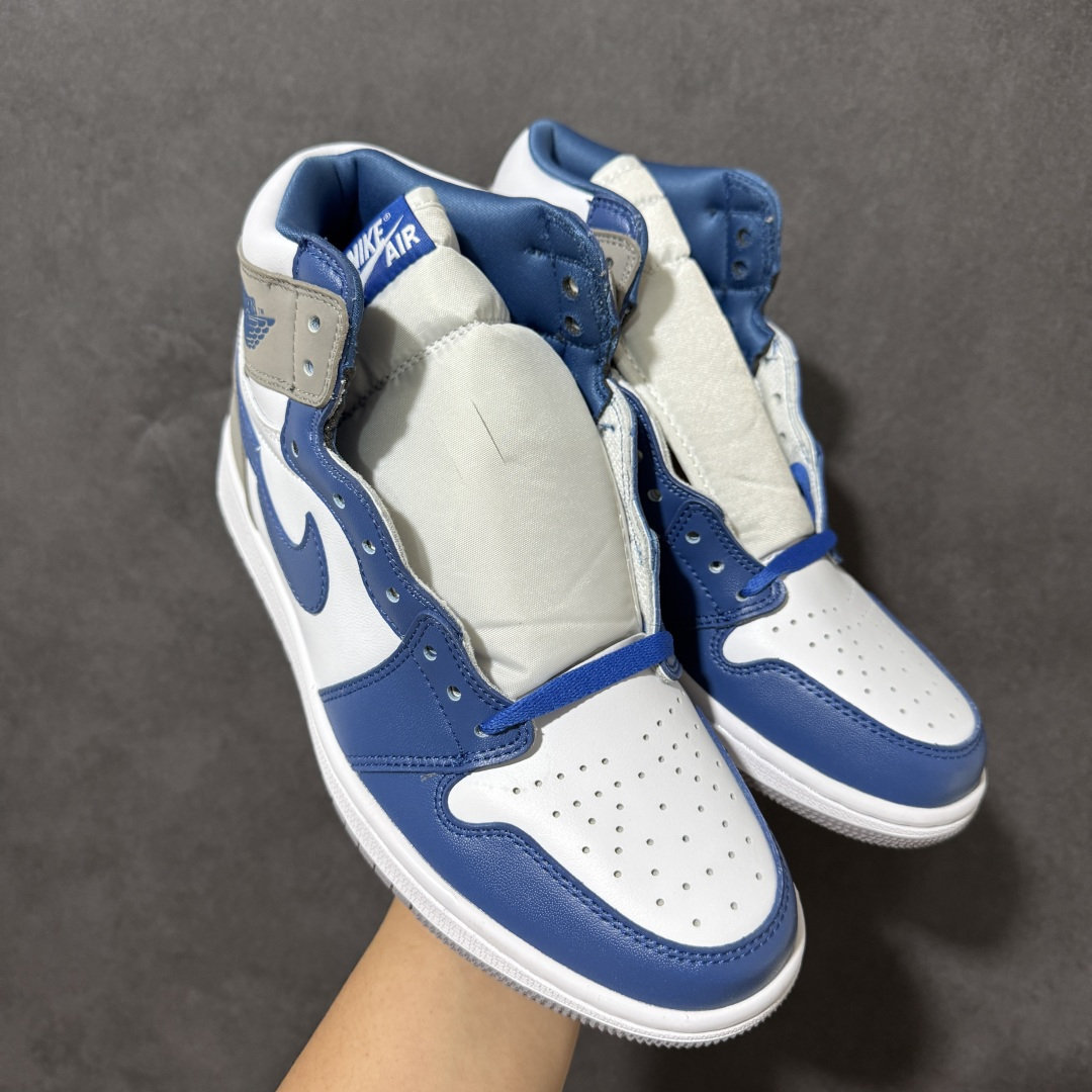 AJ1 经典高帮系列 原厂皮革 舒适运动 防滑减震 高帮 黑脚趾 行业天花板 Top级存在，完美版型，20000+双库存