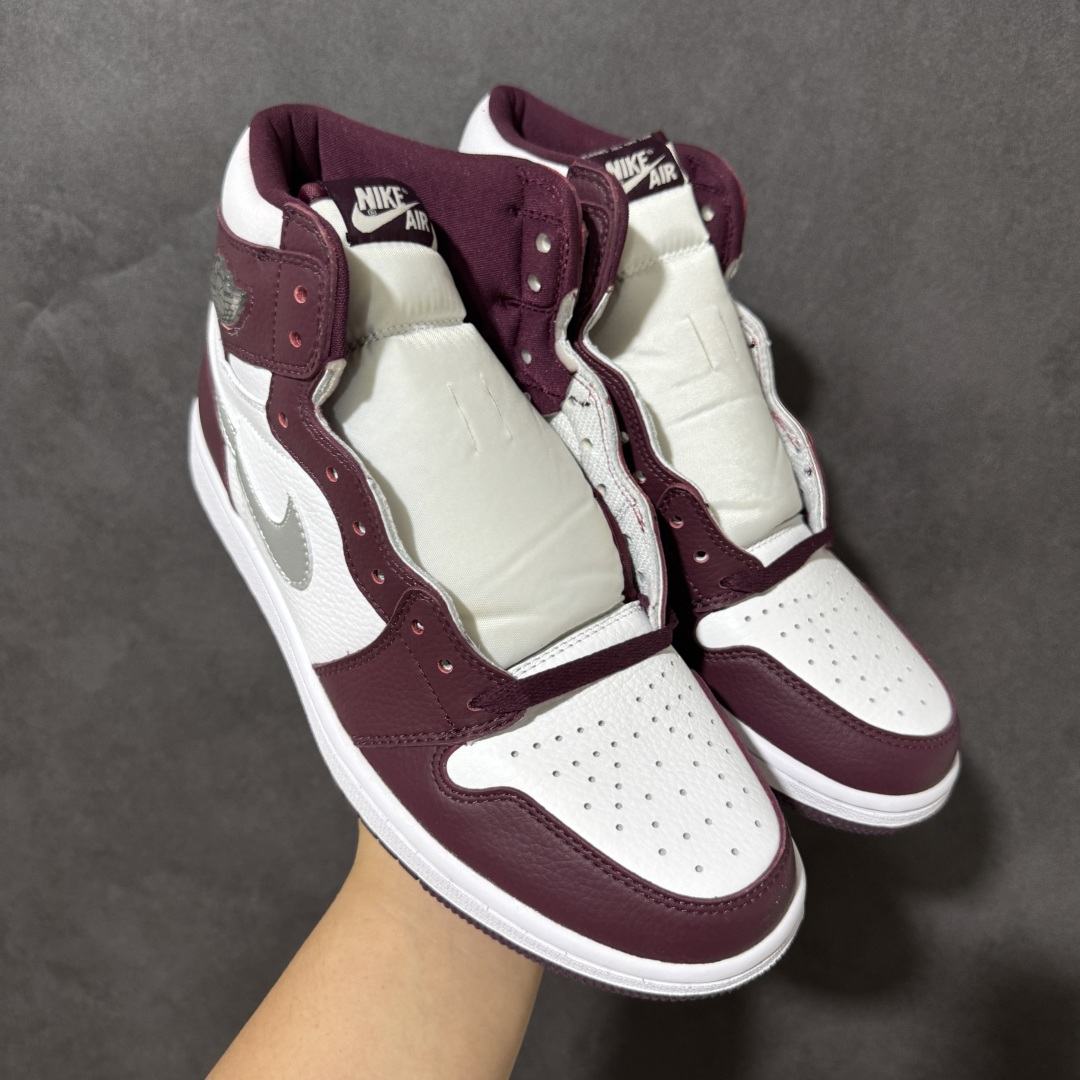 AJ1 经典高帮系列 原厂皮革 舒适运动 防滑减震 高帮 黑脚趾 行业天花板 Top级存在，完美版型，20000+双库存