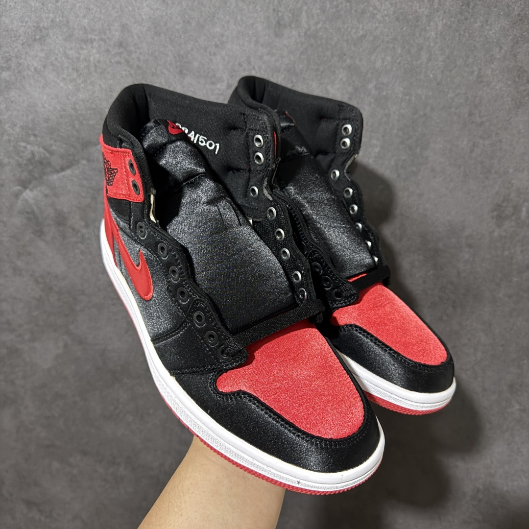AJ1 经典高帮系列 原厂皮革 舒适运动 防滑减震 高帮 黑脚趾 行业天花板 Top级存在，完美版型，20000+双库存