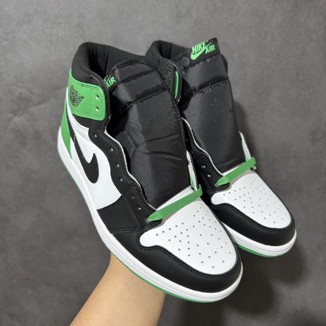 AJ1 经典高帮系列 原厂皮革 舒适运动 防滑减震 高帮 黑脚趾 行业天花板 Top级存在，完美版型，20000+双库存
