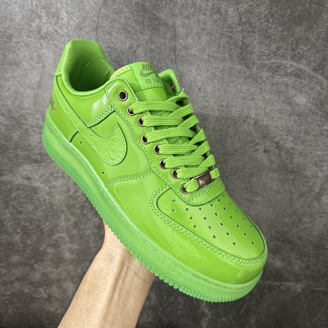 空军一号af1 漆皮绿巨人 Nike Air Force 1 "ICON" 经典日常 低帮 板鞋 男女同款 青苹果绿 货