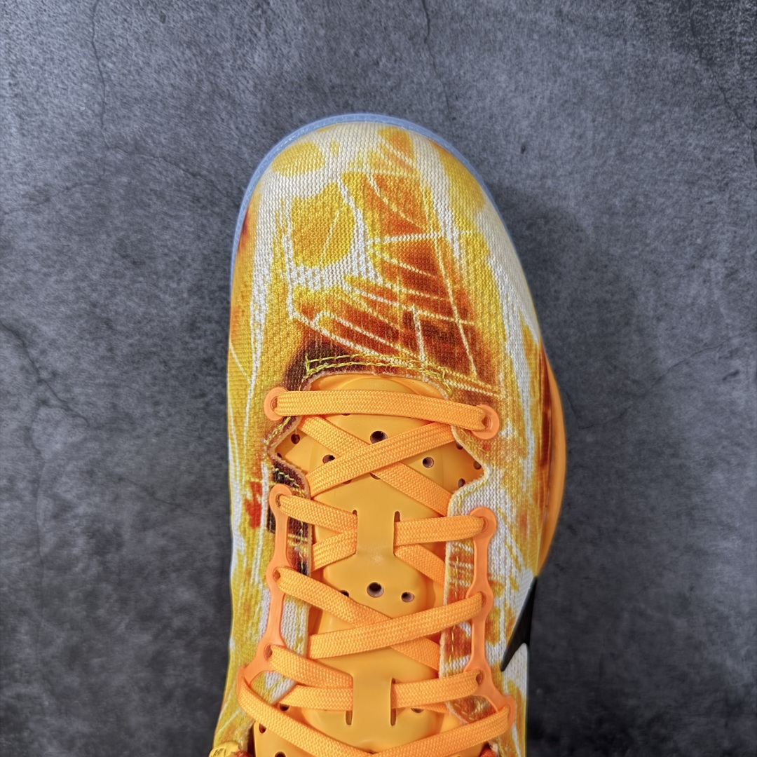 NK Zoom Kobe Ⅷ System 科比8代复刻实战运动低帮文化篮球鞋 上海烟花橙色 IO6259-800 纯原
