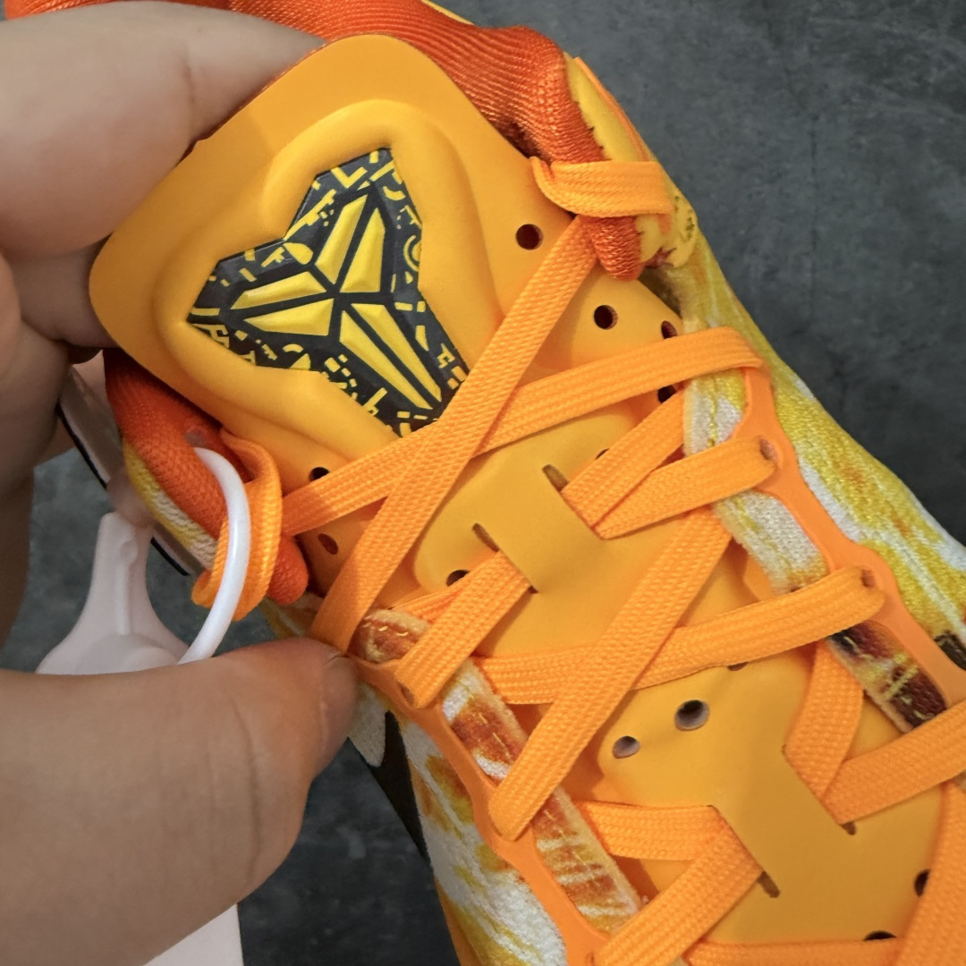 NK Zoom Kobe Ⅷ System 科比8代复刻实战运动低帮文化篮球鞋 上海烟花橙色 IO6259-800 纯原
