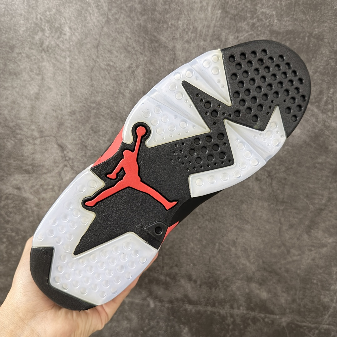 Air Jordan AJ6 Retro 高帮黑红 外贸跑量专供 原鞋原尺码开发生产 极致还原 一眼ZP既视感 尺码：4
