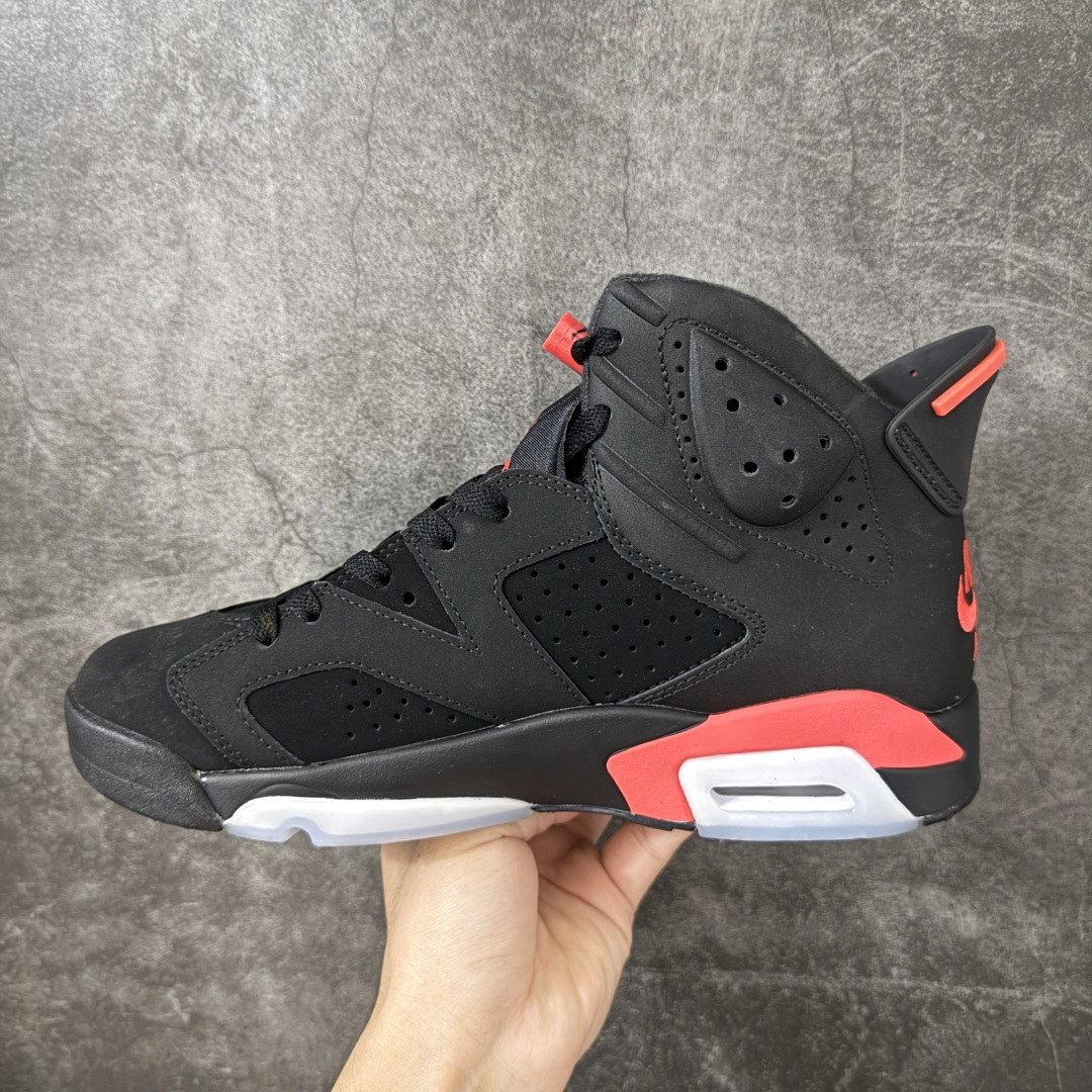 Air Jordan AJ6 Retro 高帮黑红 外贸跑量专供 原鞋原尺码开发生产 极致还原 一眼ZP既视感 尺码：4