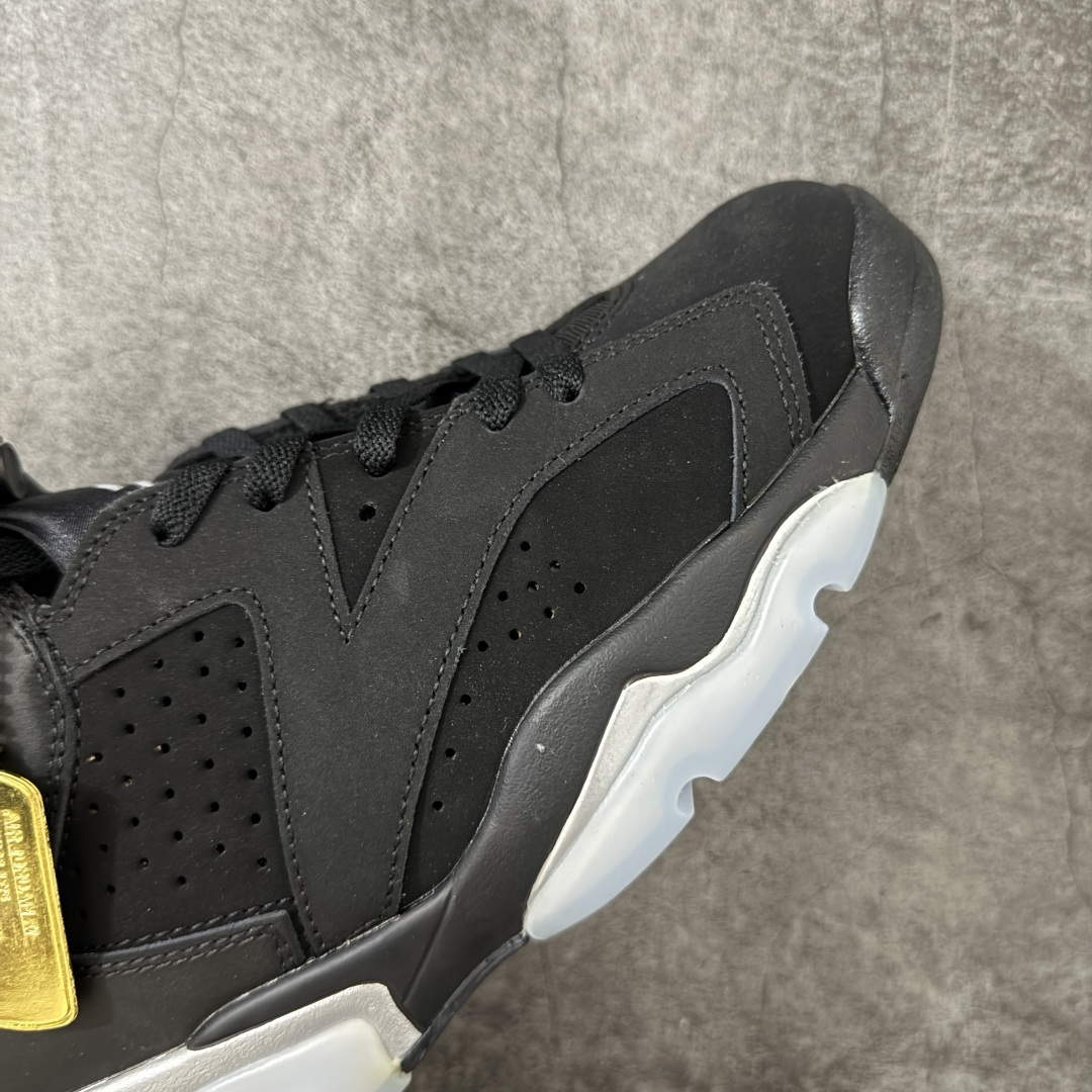Air Jordan AJ6 Retro 高帮黑银 外贸跑量专供 原鞋原尺码开发生产 极致还原 一眼ZP既视感 尺码：4