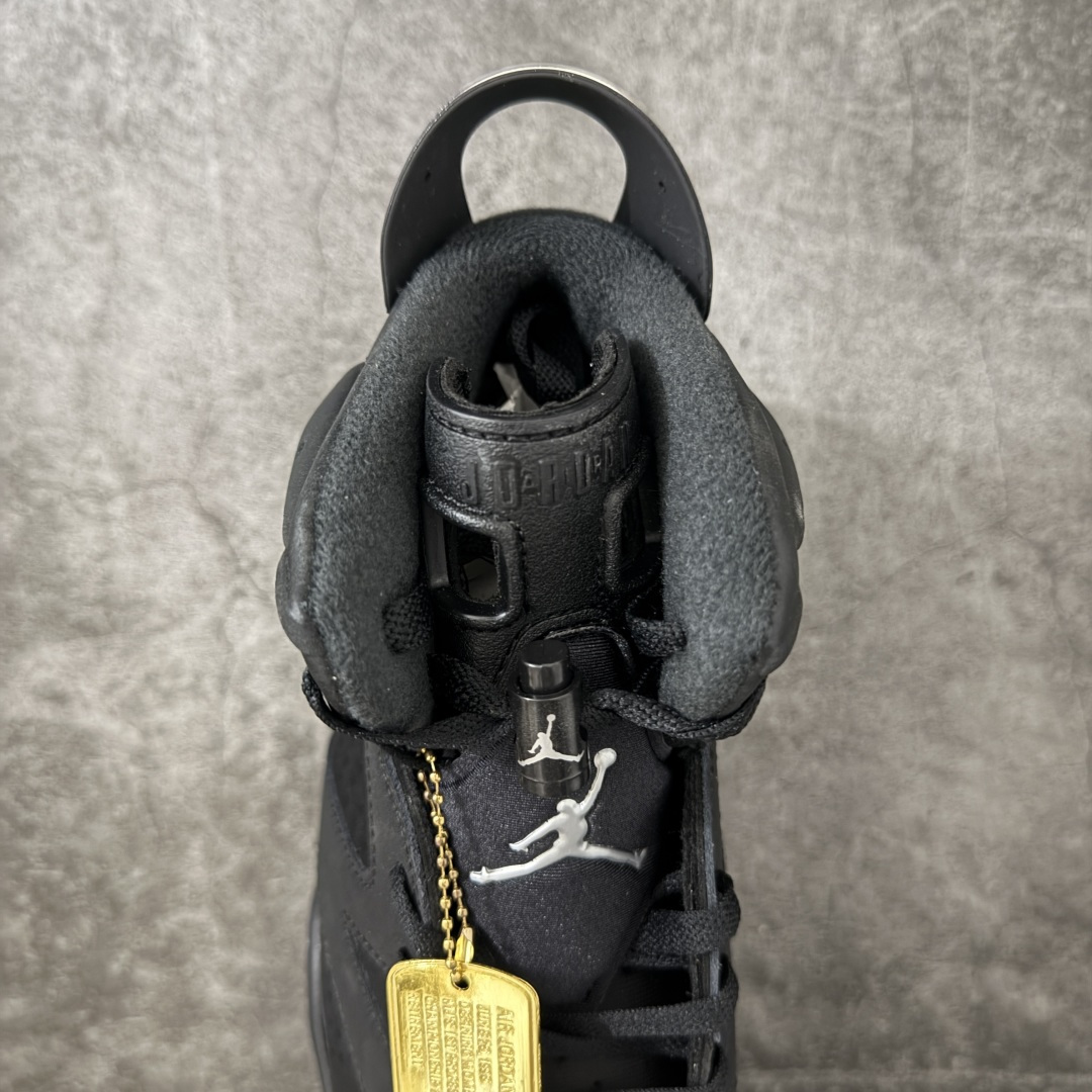 Air Jordan AJ6 Retro 高帮黑银 外贸跑量专供 原鞋原尺码开发生产 极致还原 一眼ZP既视感 尺码：4