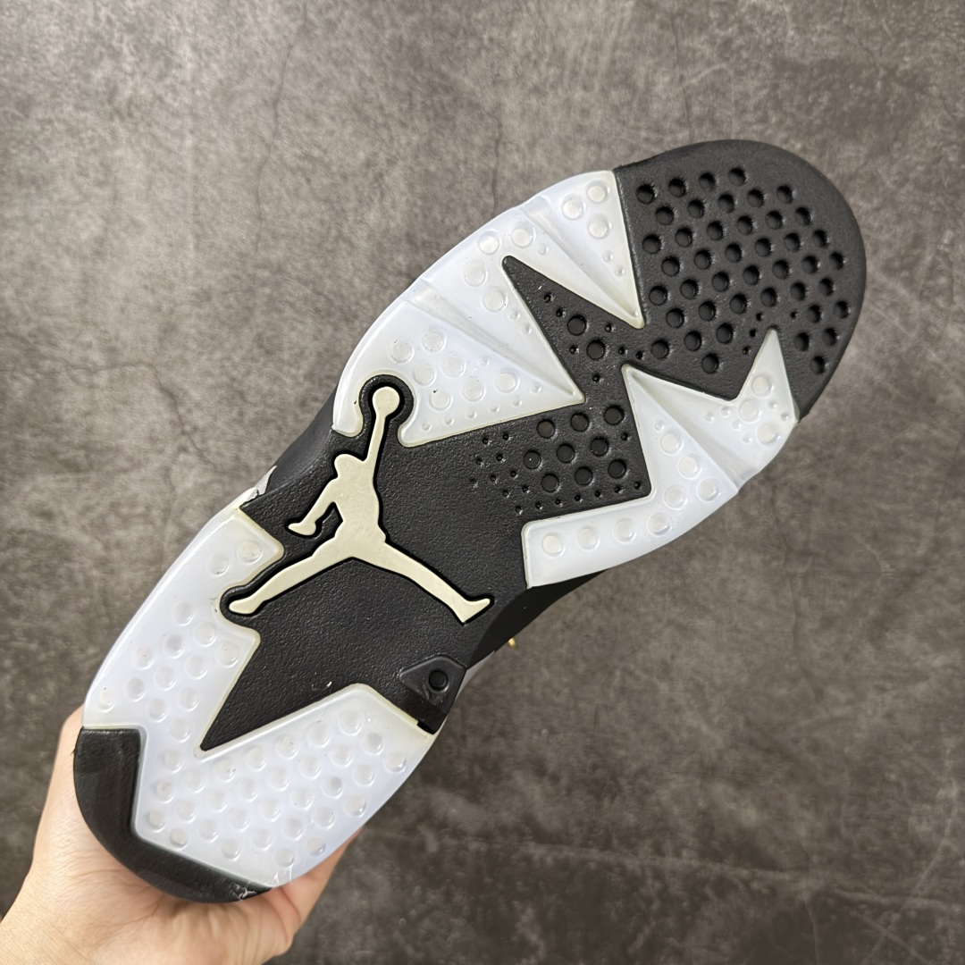 Air Jordan AJ6 Retro 高帮黑银 外贸跑量专供 原鞋原尺码开发生产 极致还原 一眼ZP既视感 尺码：4