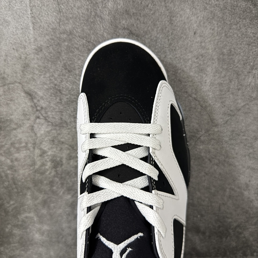 Air Jordan AJ6 Retro 复刻黑白 外贸跑量专供 原鞋原尺码开发生产 极致还原 一眼ZP既视感 尺码：4